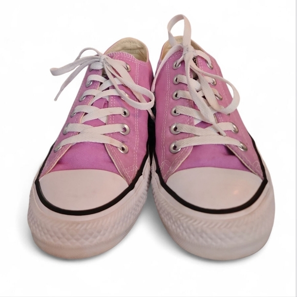 Converse Chuck Taylor All Star Low Top Unisex Purple Canvas 155576C Sz 8.5 Women - Picture 2 of 9